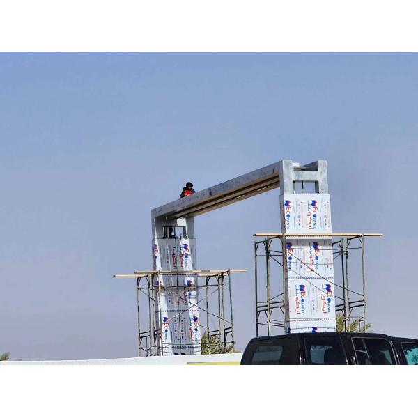 Stainless Digital Outdoor Water Curtain Musical Signal Control