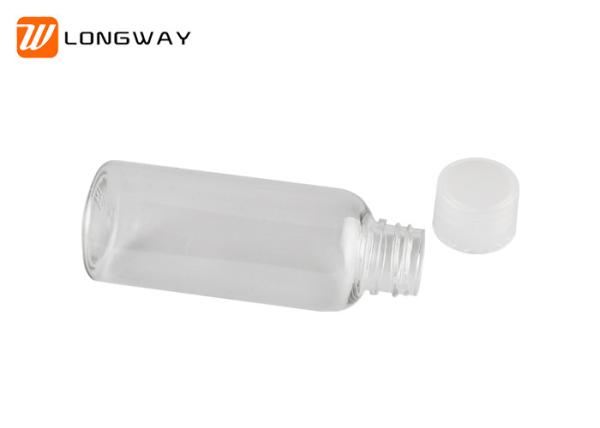 Plastic trip skin care liquid pet bottle squeeze lotion shampoo bottle with cap