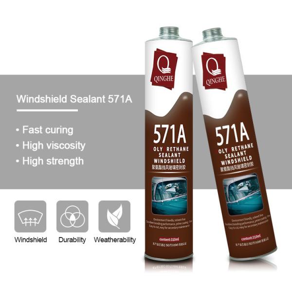 MH571A 300ml Windshield Adhesive Caulk Clear Auto Glass Silicone Windscreen Sealant Oem Odm Approved