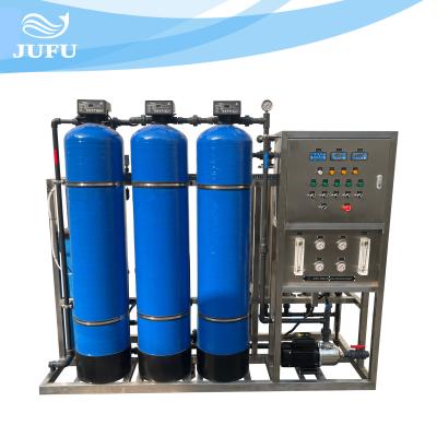 sistema salgado da osmose reversa da planta do RO da água 1000L para a remoção da salinidade do TDS
