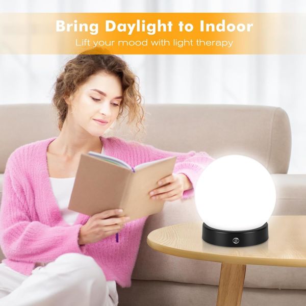 Dimmable Sad Daylight Light 10000 Lux Daylight Therapy Lights 2700K - 6000K
