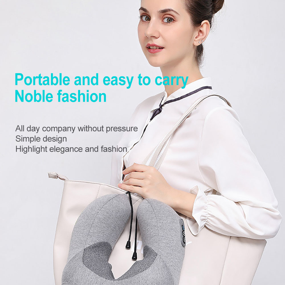 Best Seller Portable U Shape Massage Shiatsu Neck Mssager Cordless Neck Massage Airplane Car Travel Pillow