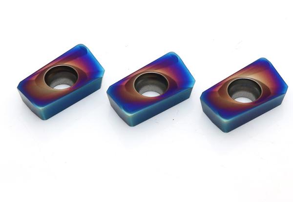 HRC91-93.5 Hardness Custom Carbide Inserts , TiCN Coating Milling Cutter Insert