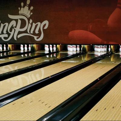 Máquina de bowling personalizada com um centro de fitness de 24 metros e uma bola de bowling excelente.
