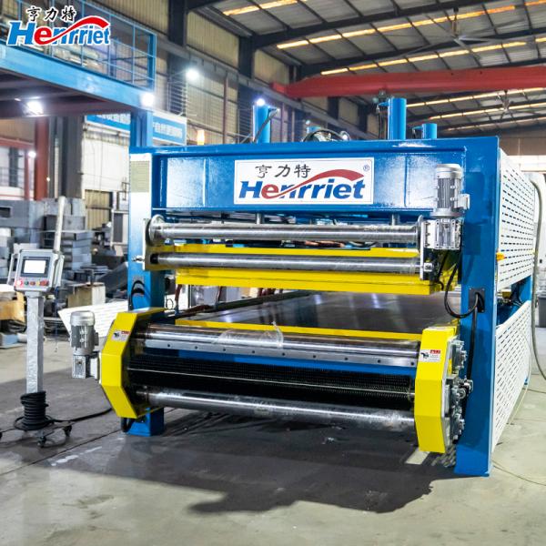 The factory produces automatic conveyor hot press machines for wooden decorative honeycomb panels technological boards