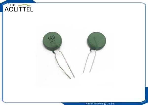 15mm Thermistor PTC 15P 15mm Pitch 5mm 100R 120 Degree Thermal Resistor 200mA Green For Telecom AC Circuit