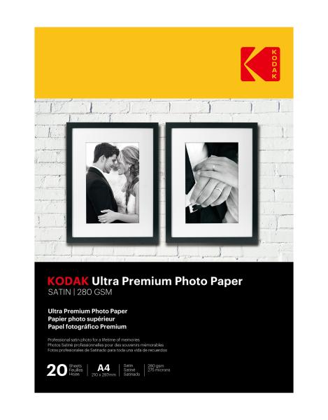 6 X 4 Kodak Inkjet Photo Paper RC Satin Surface Finish For Actual Photo Prints