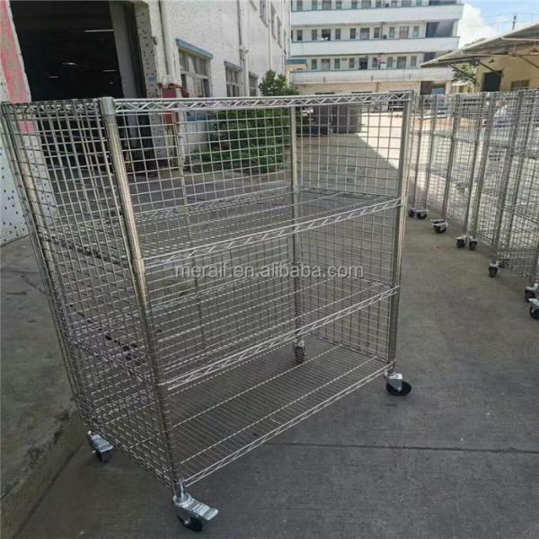 Do armazenamento por atacado do carretel do PWB de SMT ESD SMD do aço carbono da fábrica carro arquivando do trole da cremalheira