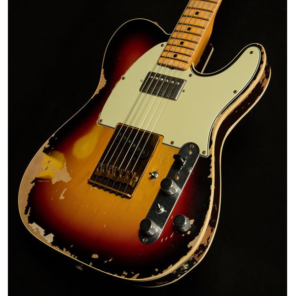 Custom Shop handmade Limited Edition relic version Tele Electric Guitar,Sunburst make old tl guitar