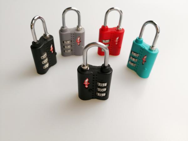 Safety TSA  Approved  Luggage Locks  3 Dials Number  Lock For  Travel Bag