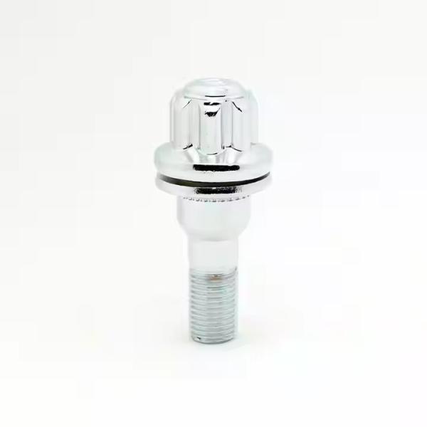 Nuts de rodillo de aluminio plateado con toma de corriente de rodillos de carreras 10.9 grado