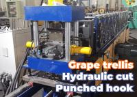 Équipement de formage de rouleaux de profilés de vigne métalliques avec perforation de précision et coupe hydraulique automatique