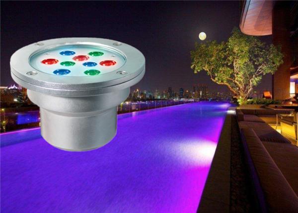 24V IP68 LED Underwater Lights With SUS 316 Stainless Steel Housing And Front Cover