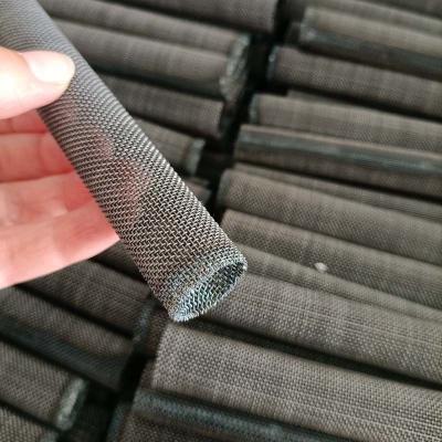 Woven Carbon Steel Wire Mesh Perforated Metal Cylinder Abrasion Resistance