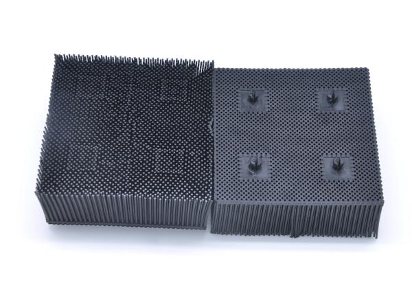 Peças do cortador de Pn0605 Topcut Bullmer 1,6 do bloco de nylon da cerda do preto pé redondo