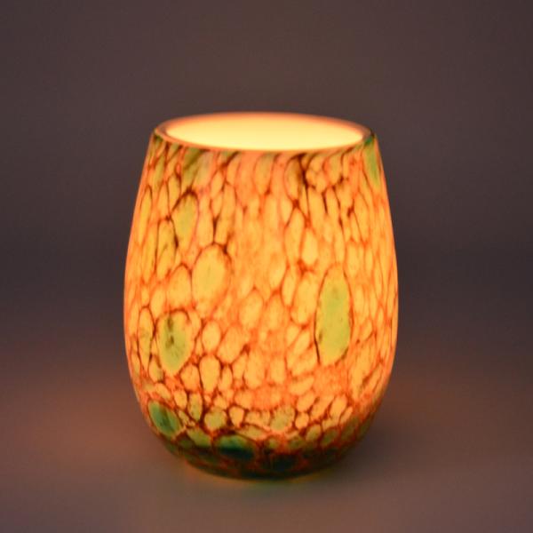 Держатели для свечи сплошного цвета бирюзы Votive стеклянные