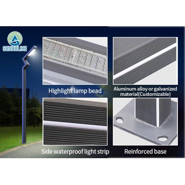 Outdoor Led Solar Garden Light Integrated Smart IP65 60W