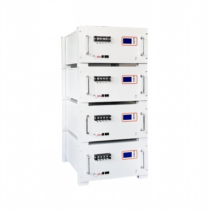 Rack-Mounted Lithium Battery Pack 10kWh Energy Storage 51.2V 100Ah / 200Ah LiFePO4 Battery for Solar Energy Storage