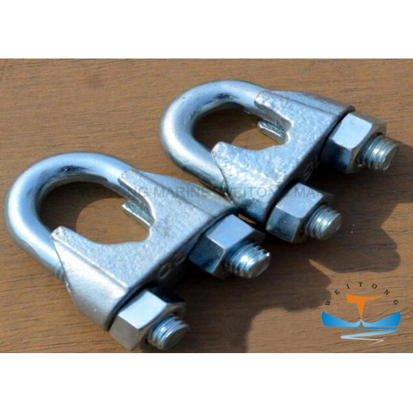 Customized Size Rigging Lifting Equipment DIN741 Wire Rope Clamp