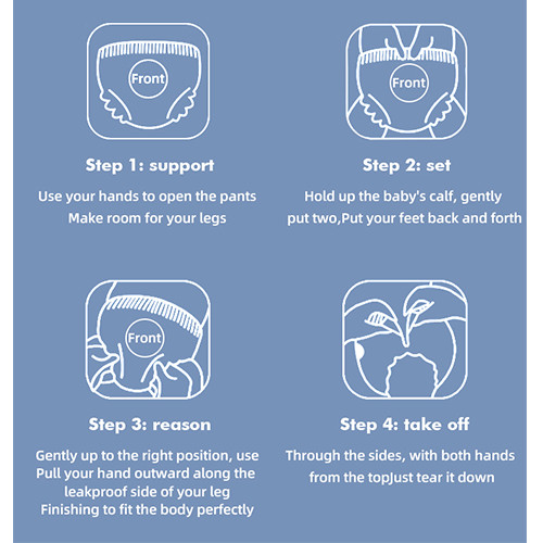 Anti Leak Breathable 40lbs Disposable Training Pants For Toddlers