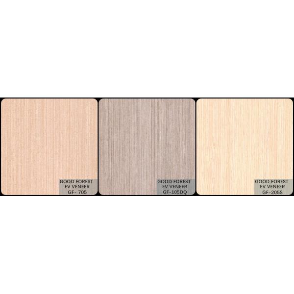 Проектированный деревянный цвет прямого зерна дуба облицовки облицовки EV естественный