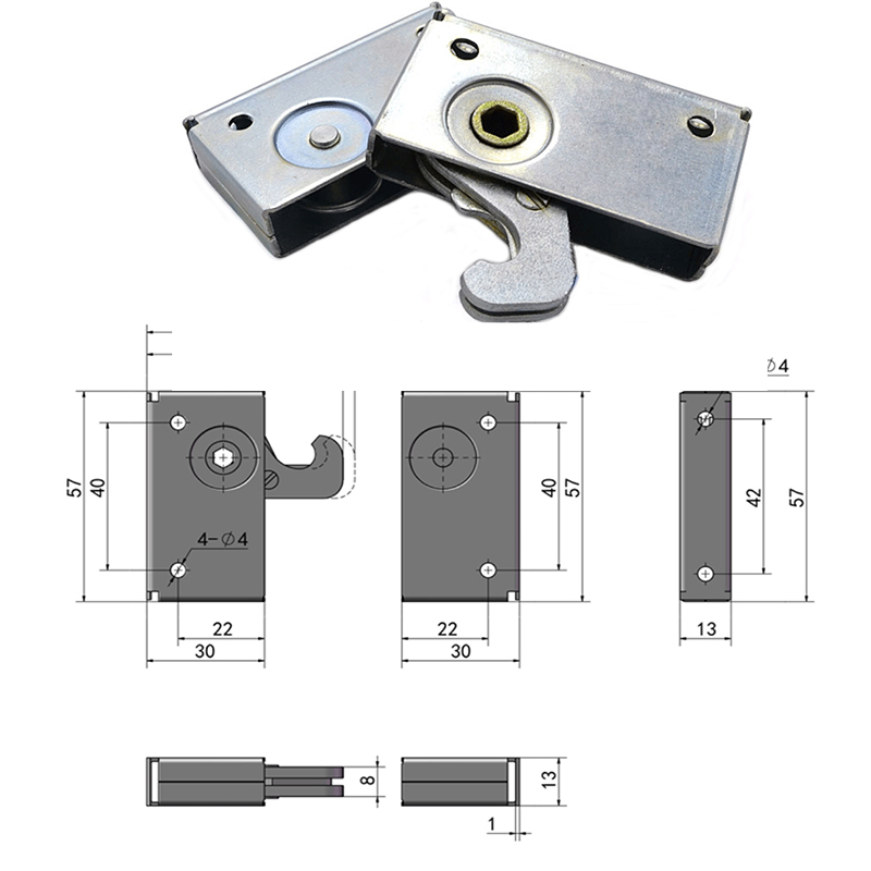 Защелка притяжки утюга R5 сверхмощная Lockable для радиотехнической аппаратуры дисплея СИД