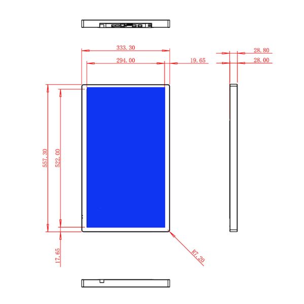 23.6 inch intelligent hospital outpatient simple signage intelligent diagnosis and treatment system