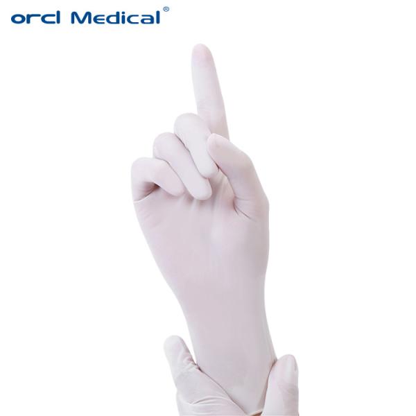 Промываемые медицинские расходные материалы 100% натуральный латекс Проверка безопасности Нитрильные перчатки