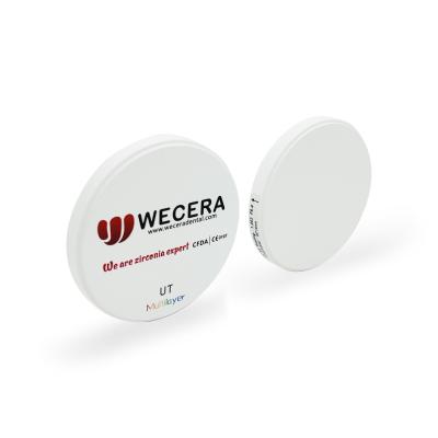 16 MPA multicouche de la butée 600 d'implant de disque de zircone de Tosoh de nuances pour le laboratoire dentaire