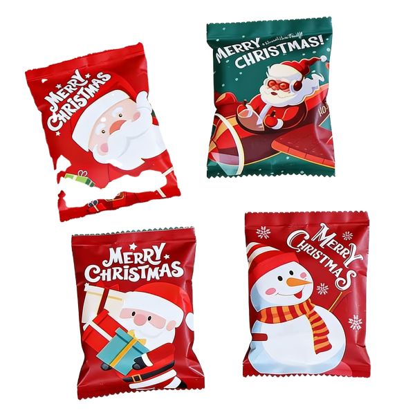 Food Industrial Custom Printed Logo Candy Cookies Chocolate Jelly Toy Back Seal