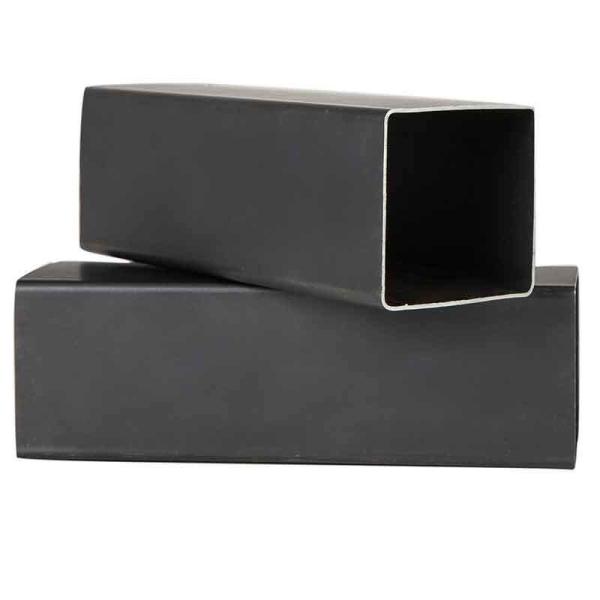 4x4 Black MS Steel Carbon Steel Square Pipe 1.5mm Thickness Invoicing by Theoretical Weight Customers' Requirement Surface