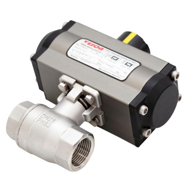 Pneumatic Ball Valve with ANSI CLASS 150-900 Pressure Rating, 1 inch-12 inch Size Range, and ISO9001 Certified Quality