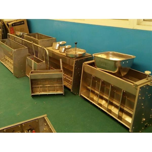 High Toughness Automatic Hog Feeder , Double Sided Pig Feeder 2 Meters