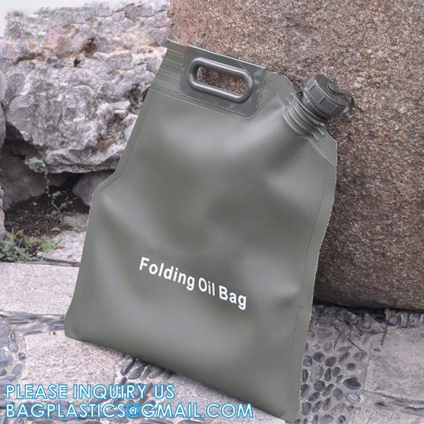 Fuel Tanks Portable Folding Oil Bladder Bag Gasoline Sac Sealable Foldable Petrol Can Drum Canister Diesel Storage