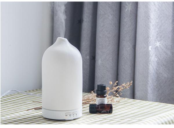 Homefish Cerâmica Ultrassônico Aromas Difusor Com Luz LED Óleo Essencial Perfume Difuso Geurverspreider Difusor de por