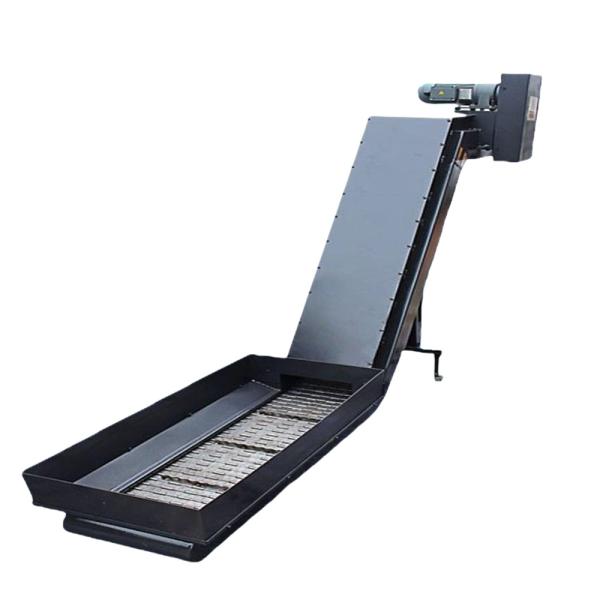 Adjustable Speed Spiral Screw Chip Conveyor For Metal Filings CE IS09001