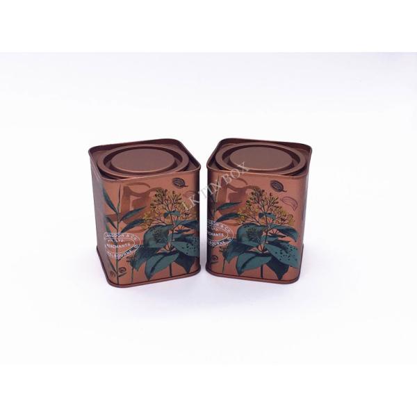 Pequeña caja cuadrada que empaqueta, 75 de la lata del té caja modificada para requisitos particulares 76 vinos de la lata