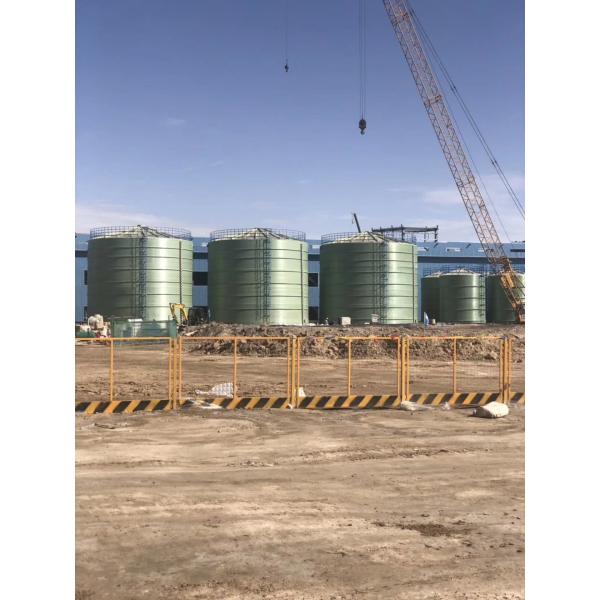 Легкий канализационный резервуар круга FRP установки промышленный для линии химического производства