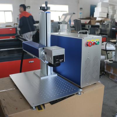 20W/30W/50W/60W/100W Jpt M7 M8 IP Máquina de Marcação a Laser de Fibra de Cores Mopa 3D para Produção de Metal Não Metálico
