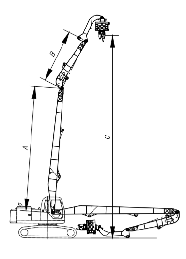 2 комплекта экскаватора с рулевой ручкой 16.8M для Volvo EC480