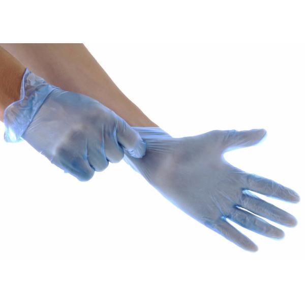 Clear Vinyl Non Sterile Gloves Latex Examination Industrial Unsterile