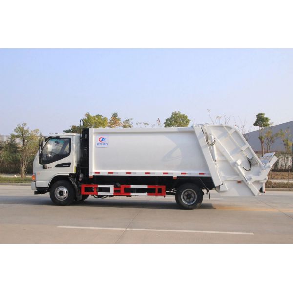 JAC 6cbm Municipal Compressed Waste Collection Trucks 8tons Refuse Compactor Truck