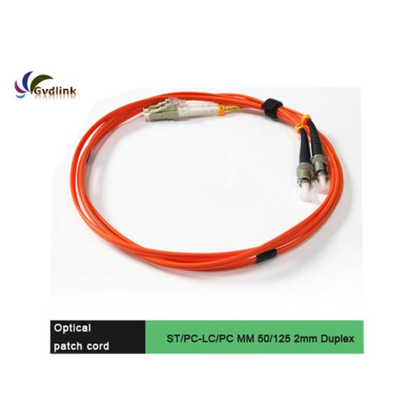 ST/PC-LC/PC MM 50/125um 2mm Duplex Fiber Patch Cord