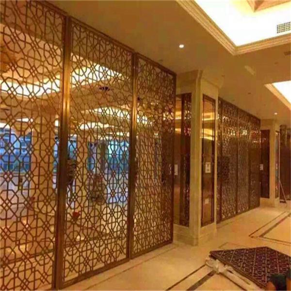 Decorative Stainless Steel Laser Cut Outdoor Metal Screen exterior wall panel
