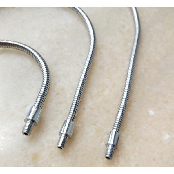 DIY Metal Gooseneck Tube M4 Flexible Microphone Stand Black Male Screw 200mm 300mm 400MM