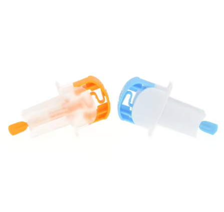 Medical Disposable Sterile 28G Needle Pressure-Activated Auto-Retracting Safety Blood Lancet