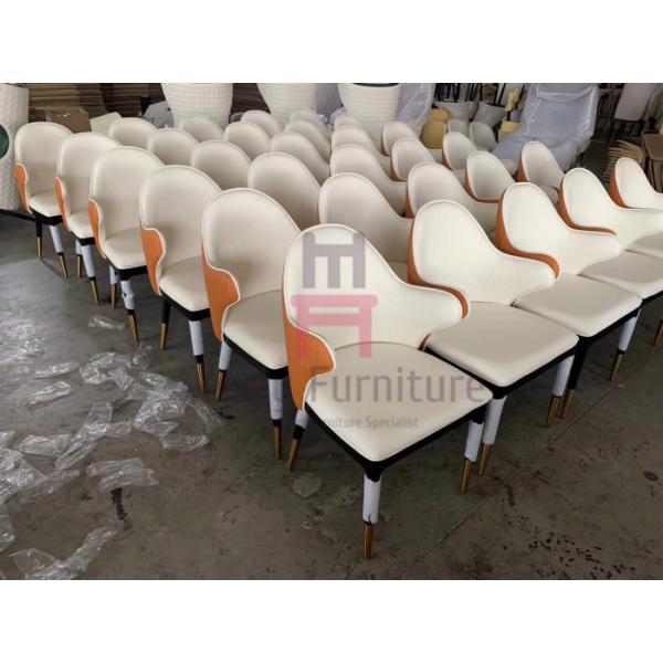Solid Wooden Dining Chairs With DIVA Arm IW-145 For  Five Star Hotel And Bar