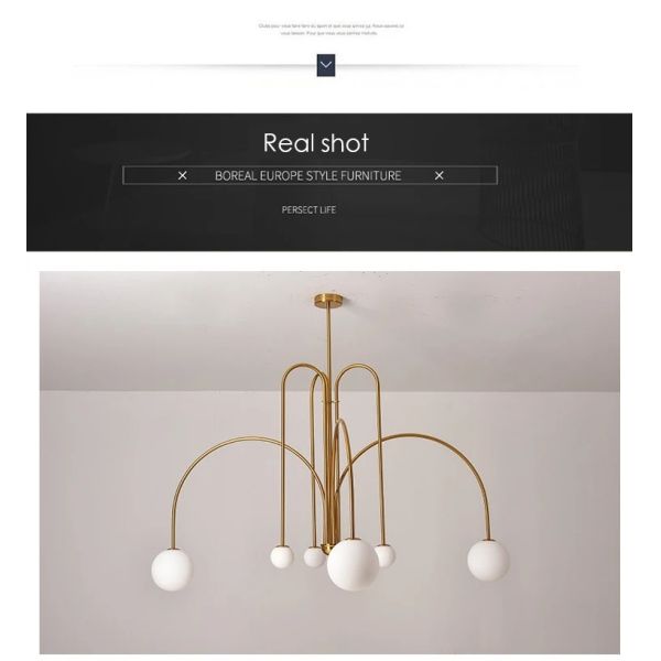 Nordic Minimalist Pendant Light for Living Room Restaurant Lamp（WH-AP-668）