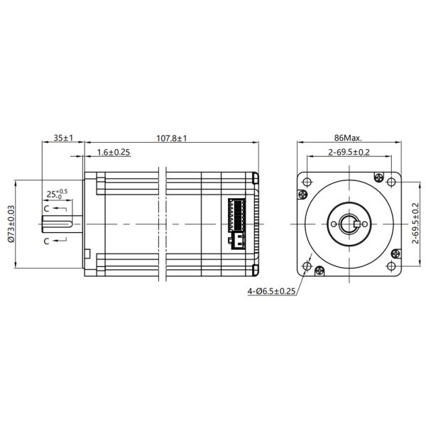Jkongmotor Pulse RS485 CANopen OEM ODM Customized Nema 11 17 23 24 34 Integrated Closed Loop Stepper Servo Motor with Encoder Used for Cnc Machine