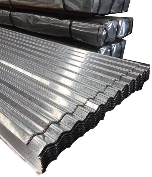 Light Weight Corrugated Galvanized Roofing , Galvanized Sheet Metal Roofing
